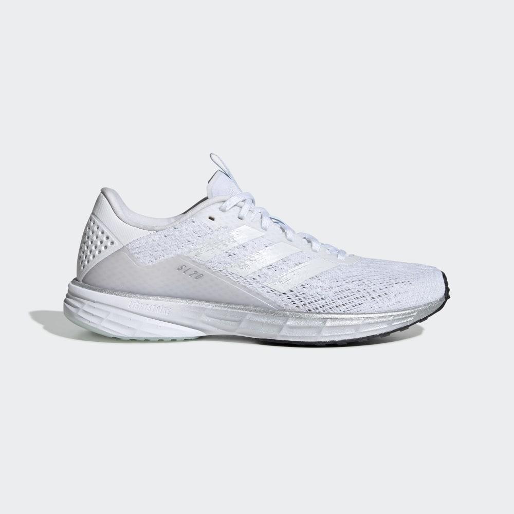 Adidasi Alergare Adidas SL20 SUMMER.RDY Dama Romania - Albi FU6614